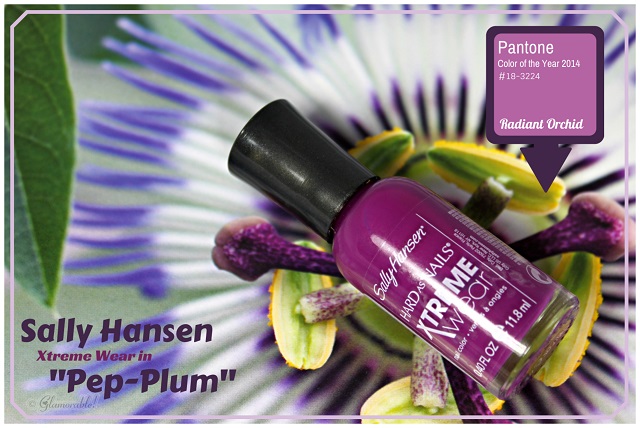 Sally Hansen XTreme Wear Pep-Plum Swatches, Review - Glamorable