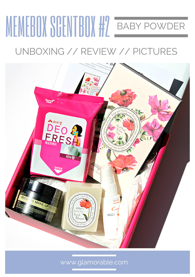 Memebox Scentbox Baby Powder Review, Pictures, Unboxing
