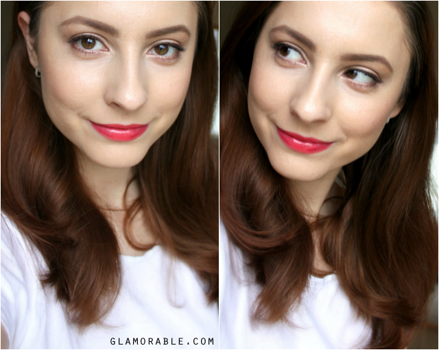 YSL Rouge Volupte Shine lipstick in #12 Corail Incandescent Review, Pictures, Swatches >> http://bit.ly/1BVbqbu | via @glamorable