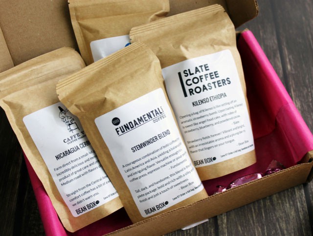gift for coffee snobs, gourmet roasts, bean box review, unboxing, 2015, seattle coffee