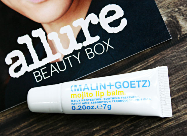Allure Sample Society March 2015 Unboxing, Review, Swatches, malin + goetz mojito lip balm