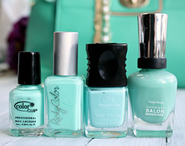 Mint things: nail polish, Kate Spade leather satchel, makeup, skin care and more...
