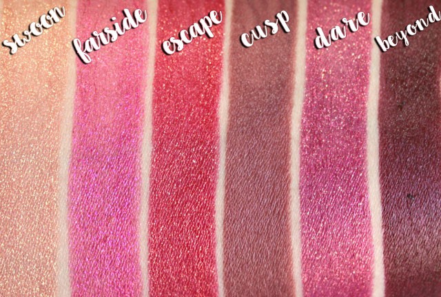 Borghese Eclissare ColorStruck Lipstick Swatches