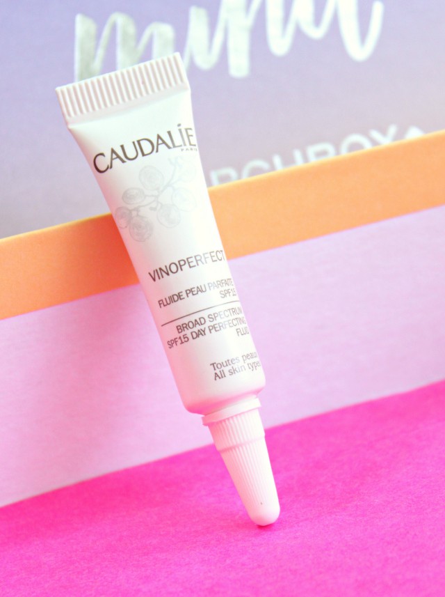 Check out Caudalie Vinoperfect Day Perfecting Fluid SPF 15 and other makeup and skin care beauty products that came in my June 2015 Birchbox! Read full review on the blog here >> http://bit.ly/1FV24vv | via @glamorable
