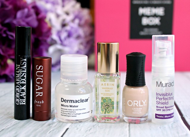 Giorgio Armani Black Ecstasy, Aerin Waterlily Sun, ORLY Sheer Nude, Murad invisiblur, fresh SUGAR Lip Treatment and other favorite minis in my latest weekly favorites blog post >> http://bit.ly/1NkqSSE | via @glamorable