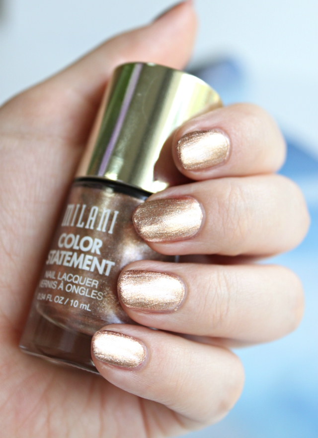 Milani Color Statement Nail Lacquer 55 Dolci Swatches & Review. More at https://glamorable.com | via @glamorable