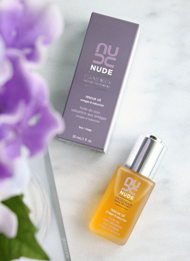 If you have a combination-dry skin type, you need to check out my NUDE Skincare Progenius Omega Treatment Rescue Oil review. Your skin might love it! Read more: glamorable.com | via @glamorable