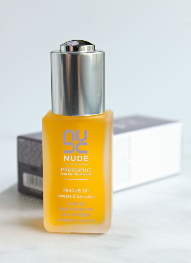 If you have a combination-dry skin type, you need to check out my NUDE Skincare Progenius Omega Treatment Rescue Oil review. Your skin might love it! Read more: glamorable.com | via @glamorable