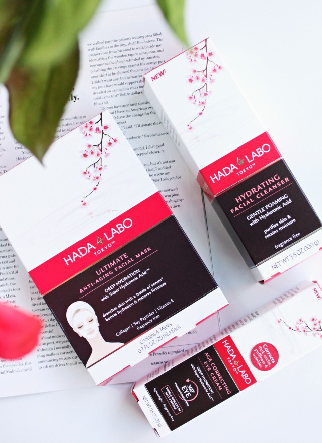 Are these the best products for sensitive skin? HADA LABO Hydrating Facial Cleanser, Ultimate Anti-Aging Facial Mask, and Age Correcting Eye Cream review. Read more at >> www.glamorable.com | via @glamorable