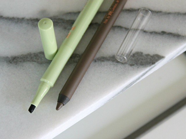Review and swatches of PIXI Mattelustre Lipstick, Endless Brow Gel Pen & Cat Eye Ink liquid eyeliner pen from the new Fall 2015 Collection. Read more at >> www.glamorable.com | via @glamorable