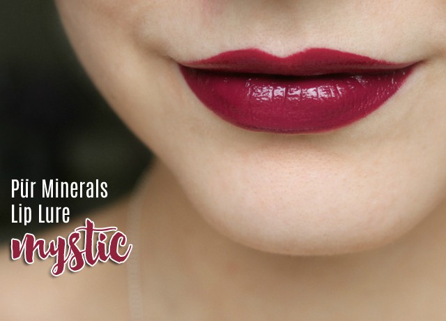 Swatches, Pictures, Review: Pür Minerals Lip Lure Hydrating Lip Lacquers in Mystic and Graceful. Read more at >> www.glamorable.com | via @glamorable