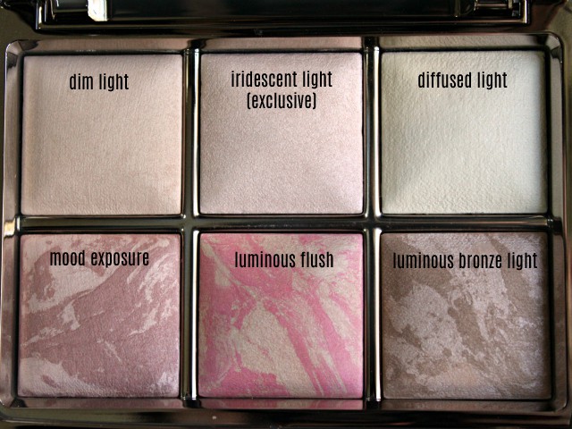 Hourglass Ambient Lighting Edit Palette Swatches. Read more at >> www.glamorable.com | via @glamorable