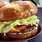 Easy Steakhouse Blue Cheese Burger Recipe