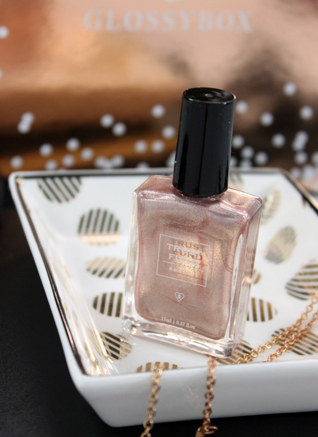 Trust Fund Nail Polish Champagne Socialite | Limited Edition Glossybox Holiday 2015 Review. Read more at >> www.glamorable.com | via @glamorable