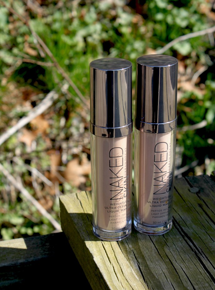 The Easiest Way to Contour Fair Skin with Urban Decay Naked Skin Weightless Ultra Definition Liquid Makeup in 0.5 and 1.5, and Naked Skin Weightless Complete Coverage Concealer