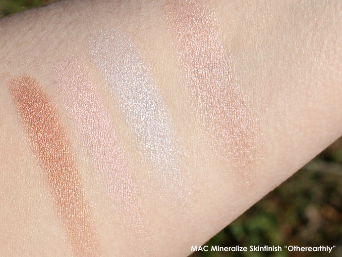 MAC Otherearthly Mineralize Skinfinish Swatch, Review