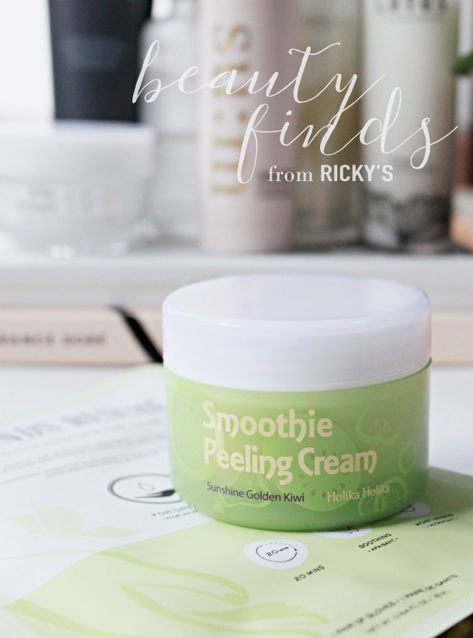 Korean beauty products at Ricky's: Holika Holika Smoothie Peeling Cream Golden Kiwi