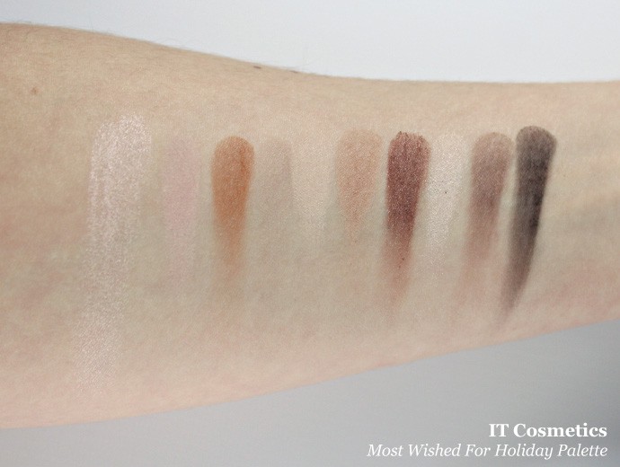 IT Cosmetics Limited Edition Most Wished For Holiday Palette Review & Swatches