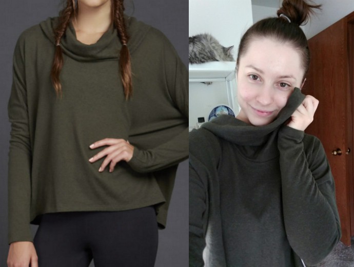My First Wantable Fitness Edit Review | February 2017 - Zobha Harrison Long Sleeve Dolman Top