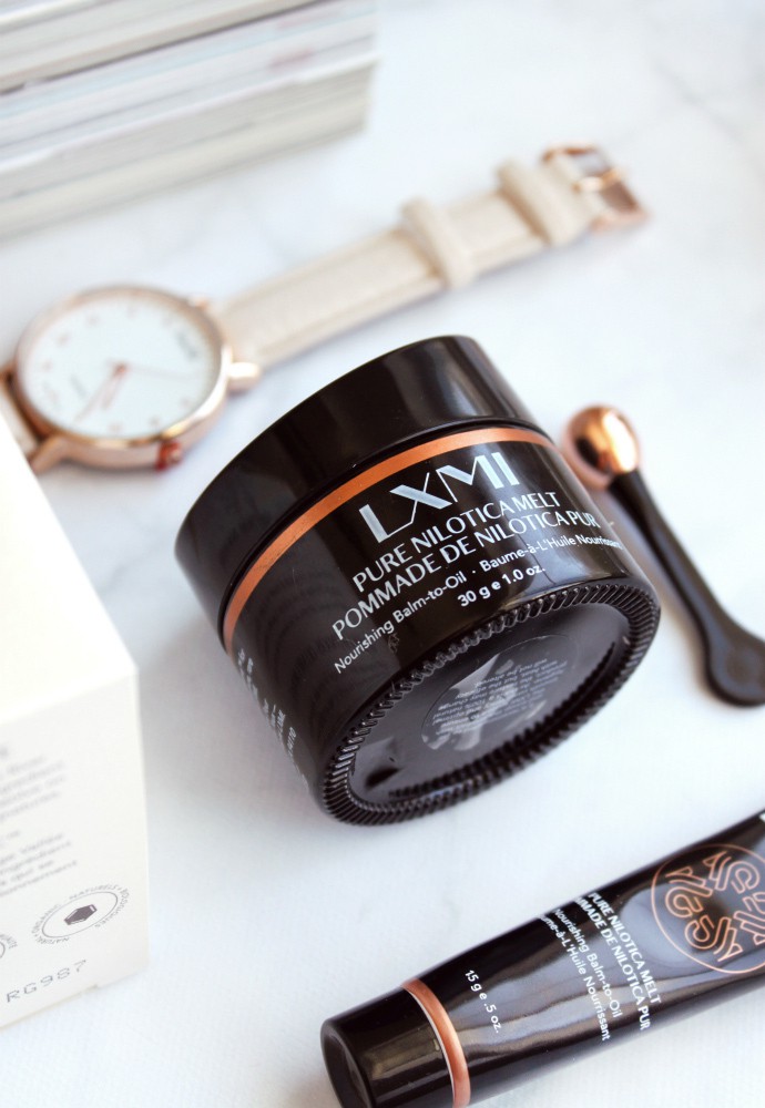 Clean, Non-toxic, Natural, & Organic Skincare | LXMI Pure Nilotica Melt Nourishing Balm-to-Oil Review - Glamorable Beauty Blog