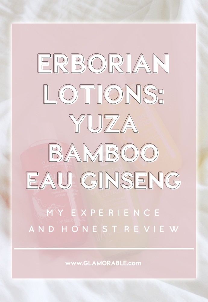 Korean skincare is all about moisturizing your skin! Check out my latest review of three Erborian Toners: Eau Ginseng, Yuza Double Lotion, Bamboo Matte Lotion 