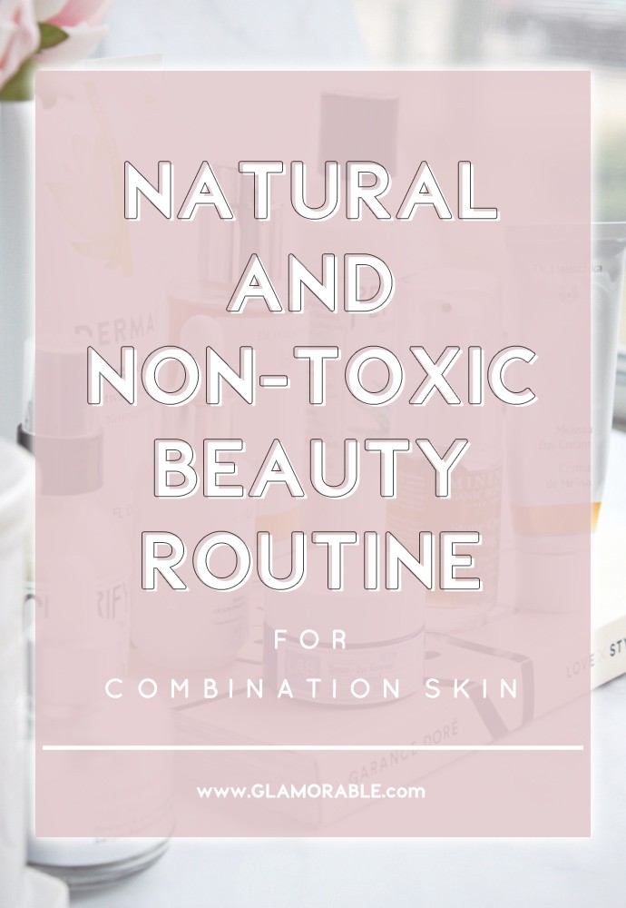Find out how to build a natural & non-toxic AM beauty routine for combination skin to address your skin's needs, and check out the results of my very first attempt at doing so!
