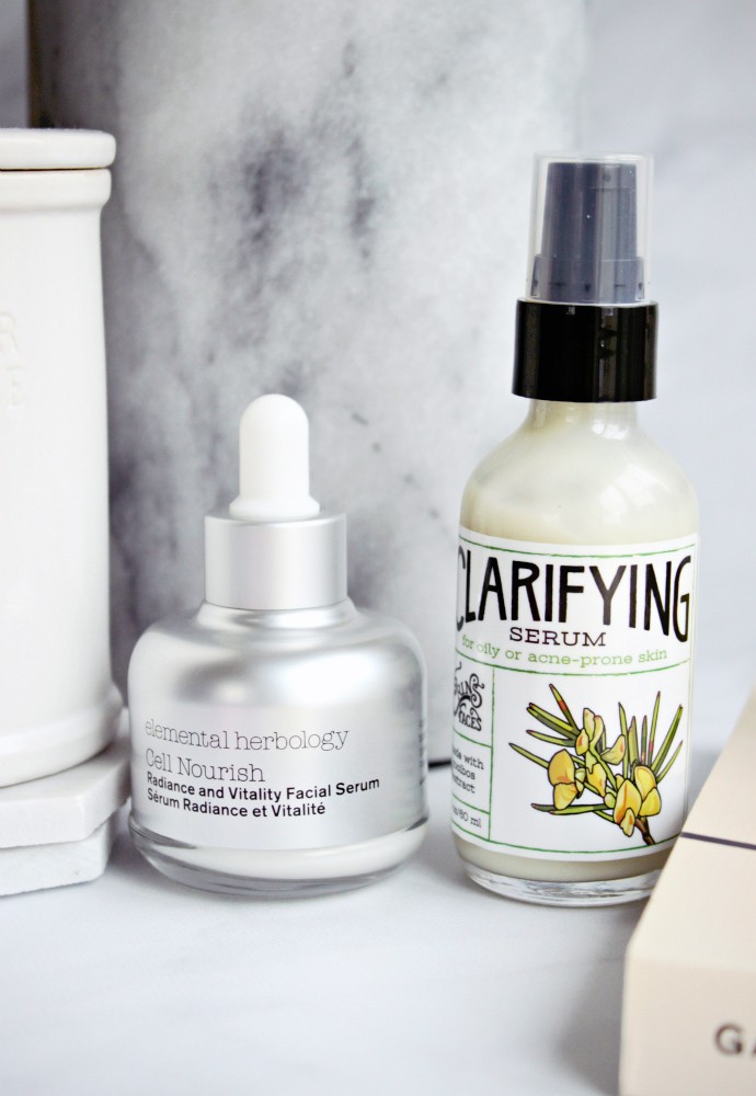 Find out how to build a natural & non-toxic AM beauty routine for combination skin to address your skin's needs, and check out the results of my very first attempt at doing so!