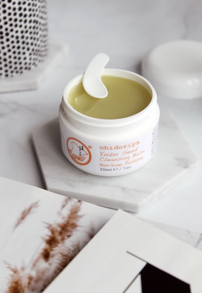 Chidoriya Review - 100% Natural Skincare from Japan | Clean Non-Toxic Beauty Brands, Peach Moon Herbal Water, Yuzu Seed Cleansing Balm, Komenuka Rice Bran Wash.