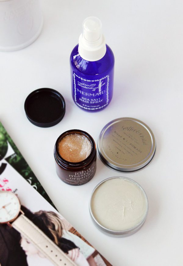 Beachy Waves Using Natural, Organic & NonToxic Hair Styling Products Glamorable