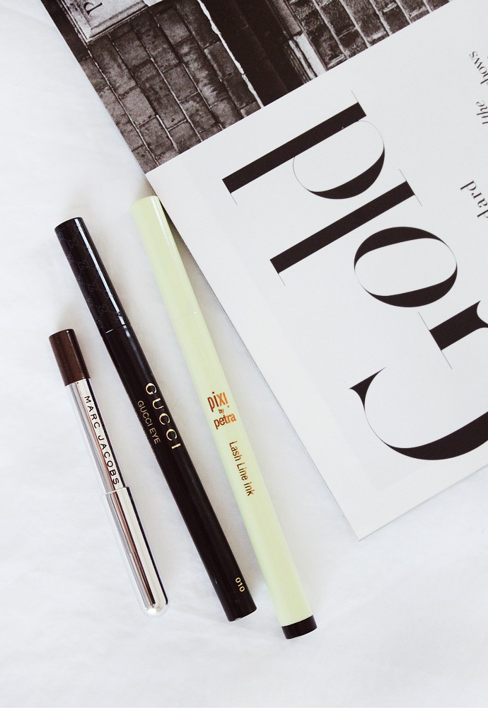 Decluttering for the new year! Massive Beauty Purge Project: Liquid Pen Eyeliners and Eye Pencils - via @glamorable from glamorable.com | #glamorable #eyeliner #konmari #declutter #beautypurge #makeup