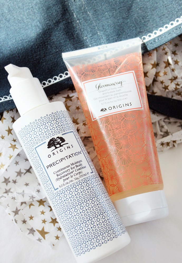 Origins Precipitation Continuous Moisture Recovery for Body and Gloomaway Grapefruit Body Wash & Bubble Bath Review  - Are they worth the price?