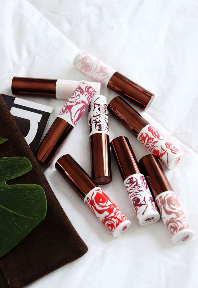 Origins Blooming Bold Lipstick & Sheer Lip Balm (swatches, review) - Glamorable