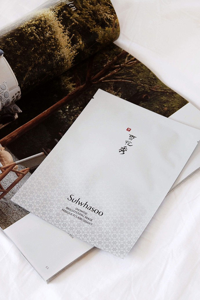 Sulwhasoo Snowise EX Brightening Mask Review