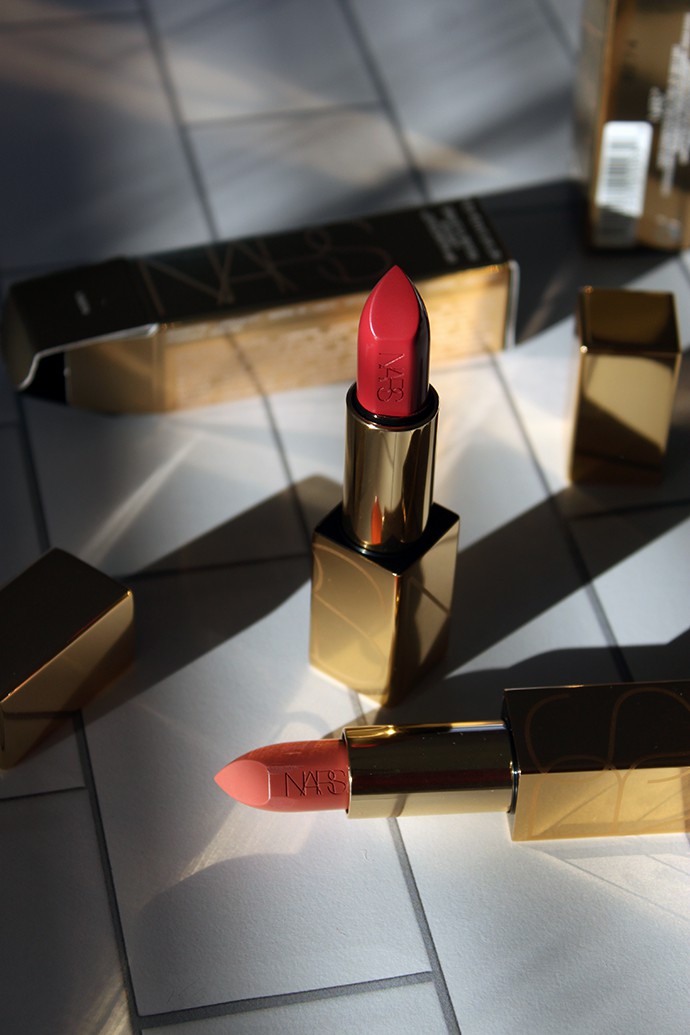 NARS Cosmetics Audrey & Barbara Audacious Lipsticks (swatches & review)