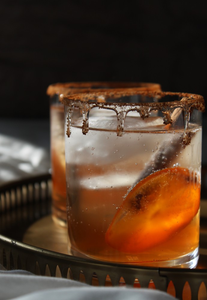 Sweet & Spicy Mocktail with Mango, Cinnamon, and Honey